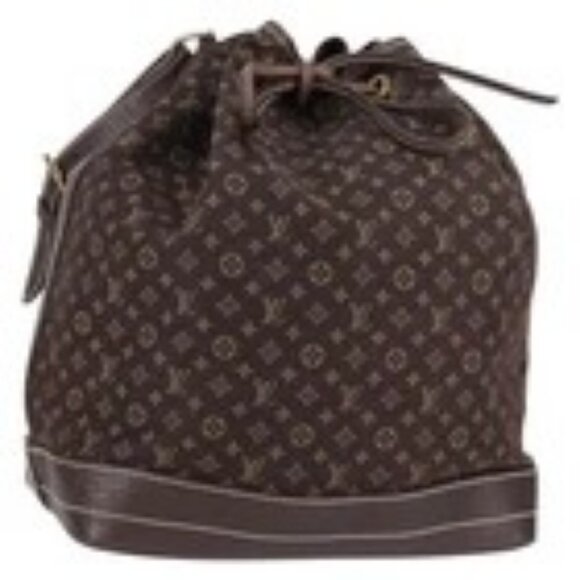 LOUIS VUITTON Monogram Mini Lin Noe Shoulder Bag Ebene M95229 LV Auth ep10066V - Picture 1 of 16